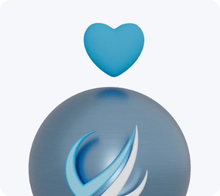 EXT24 logo and a heart